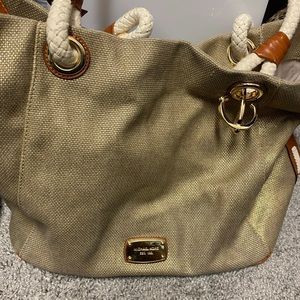 Gold Michael Kors Purse
